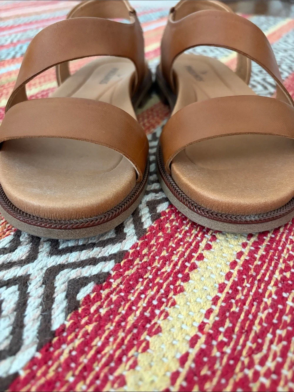 PIKOLINOS Navia Brandy Leather Slingback Sandals NWOB EU 35 / US 5-51/2
